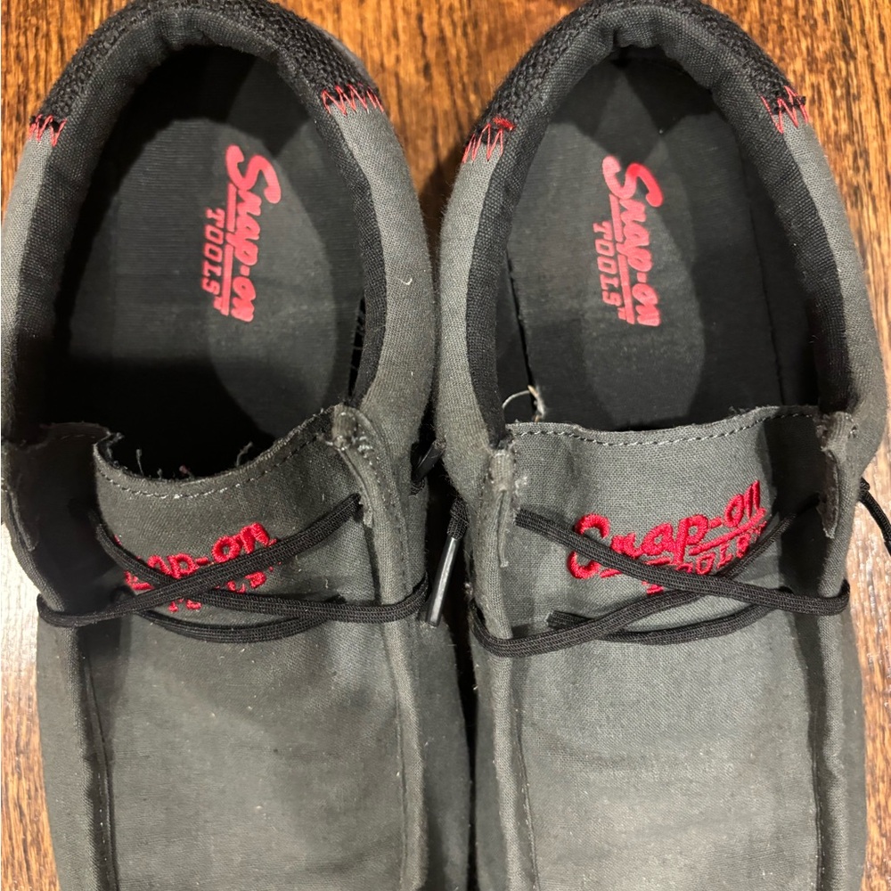 Snap-On “hey-dude style” shoes.